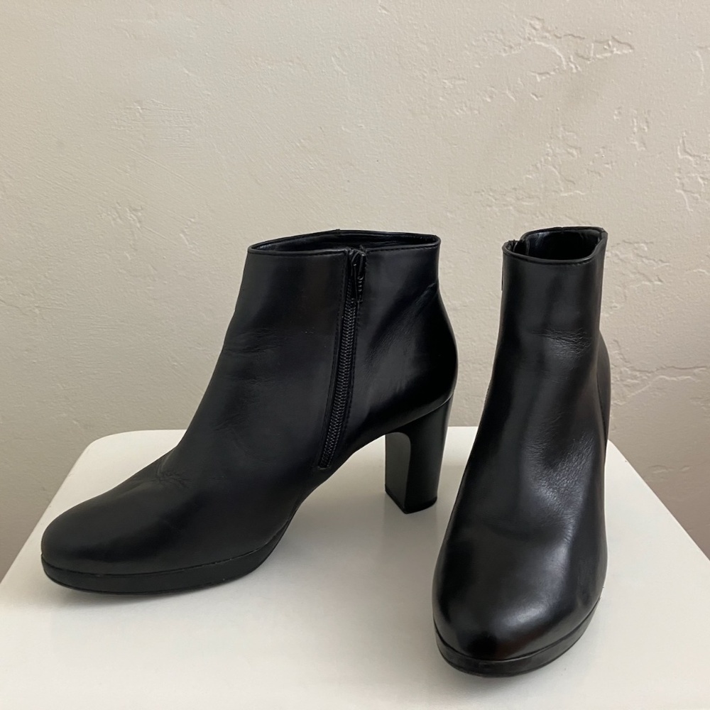 Black heeled ankle boots - Gabor